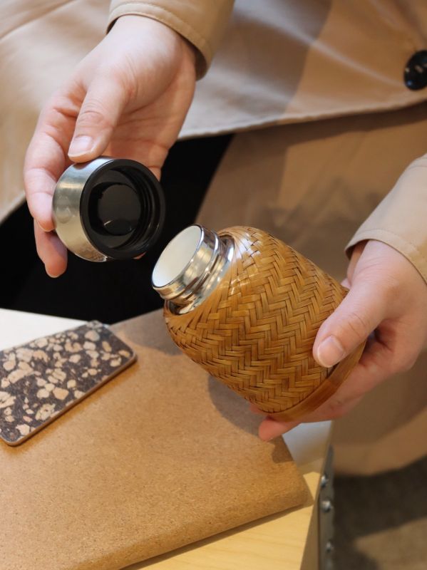  Bamboo-Woven Tumbler & Coffee Notebook Set for Eco-Brand's Mid-Autumn Client Campaign &ndash; Custom Logo & Bulk Delivery Across Singapore, Malaysia, Thailand