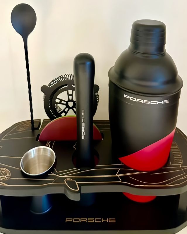 Success Case Porsche Style Cocktail Set - How Brands in Singapore Malaysia Thailand Used It for Luxury Corporate Gifting