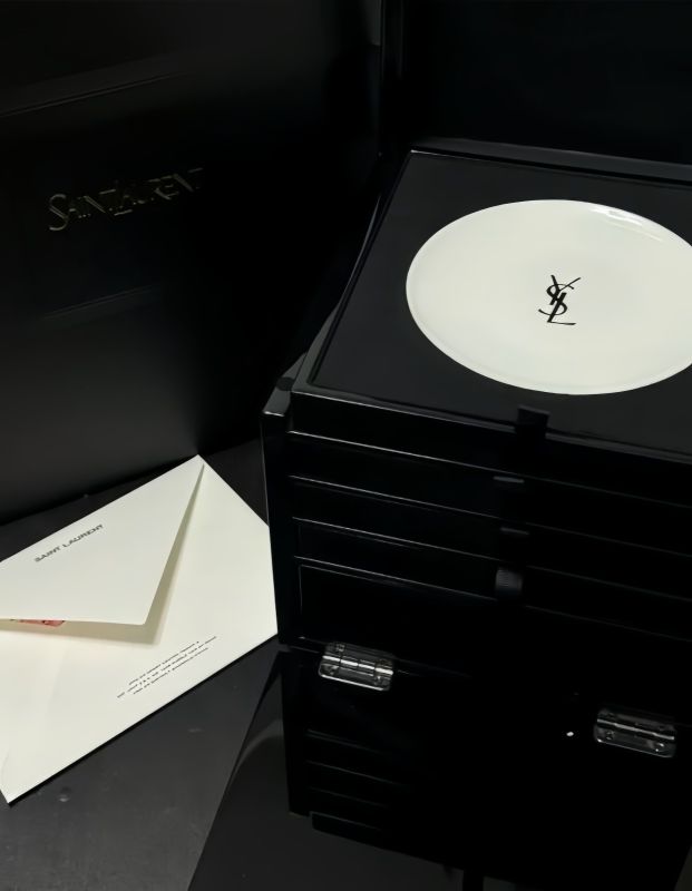  YSL White Porcelain Plate as Premium Corporate Gift in Singapore & Malaysia