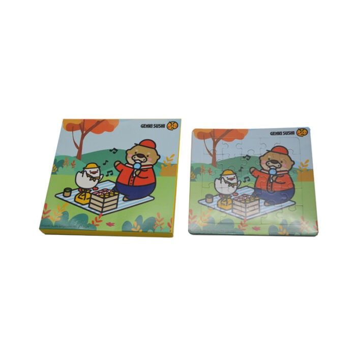  Custom Puzzle with Base Supplier Delivers 300pcs for Singapore Corporate Event